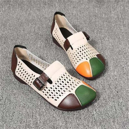 Ladies' autumn sandals with buckle – Zoë