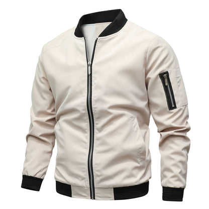 Men's bomber jacket with arm pocket – Jaron autumn edition