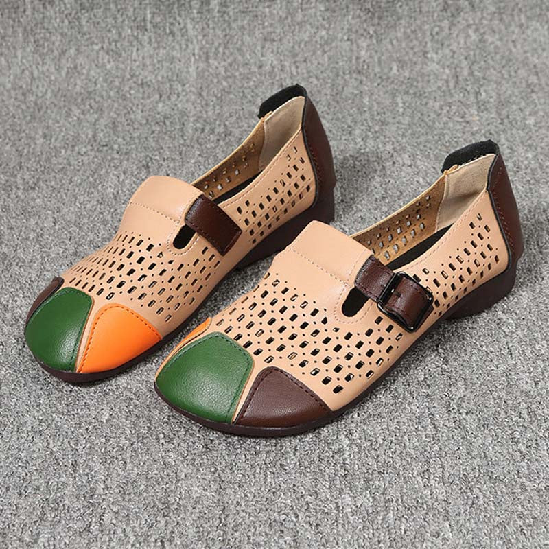 Ladies' autumn sandals with buckle – Zoë