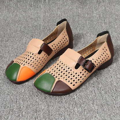Ladies' autumn sandals with buckle – Zoë