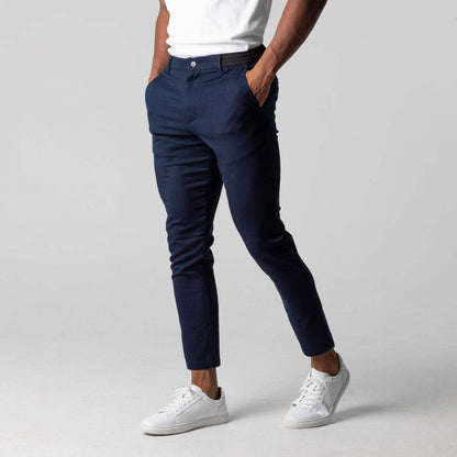 Classic men's stretch trousers with a comfortable fit - Matteo