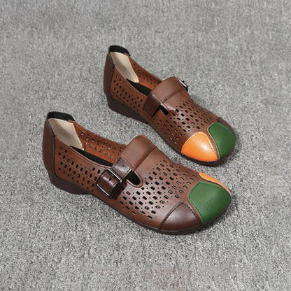Ladies' autumn sandals with buckle – Zoë
