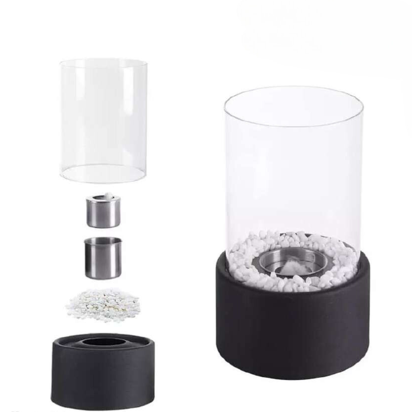 Classic Oil Lamp with Open Flame - Lumora