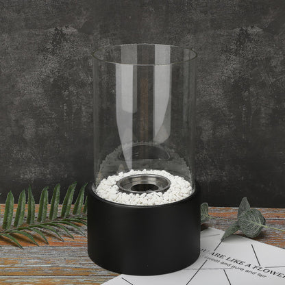 Classic Oil Lamp with Open Flame - Lumora