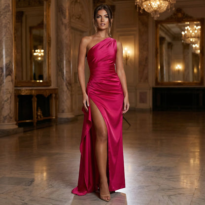 One-Shoulder Maxi Dress - Ayse