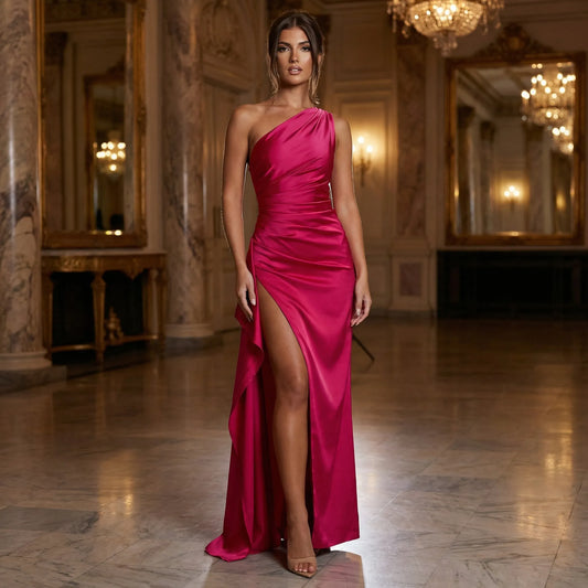 One-Shoulder Maxi Dress - Ayse