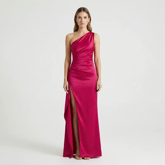 One-Shoulder Maxi Dress - Ayse