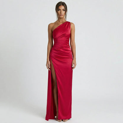 One-Shoulder Maxi Dress - Ayse