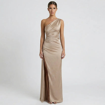One-Shoulder Maxi Dress - Ayse