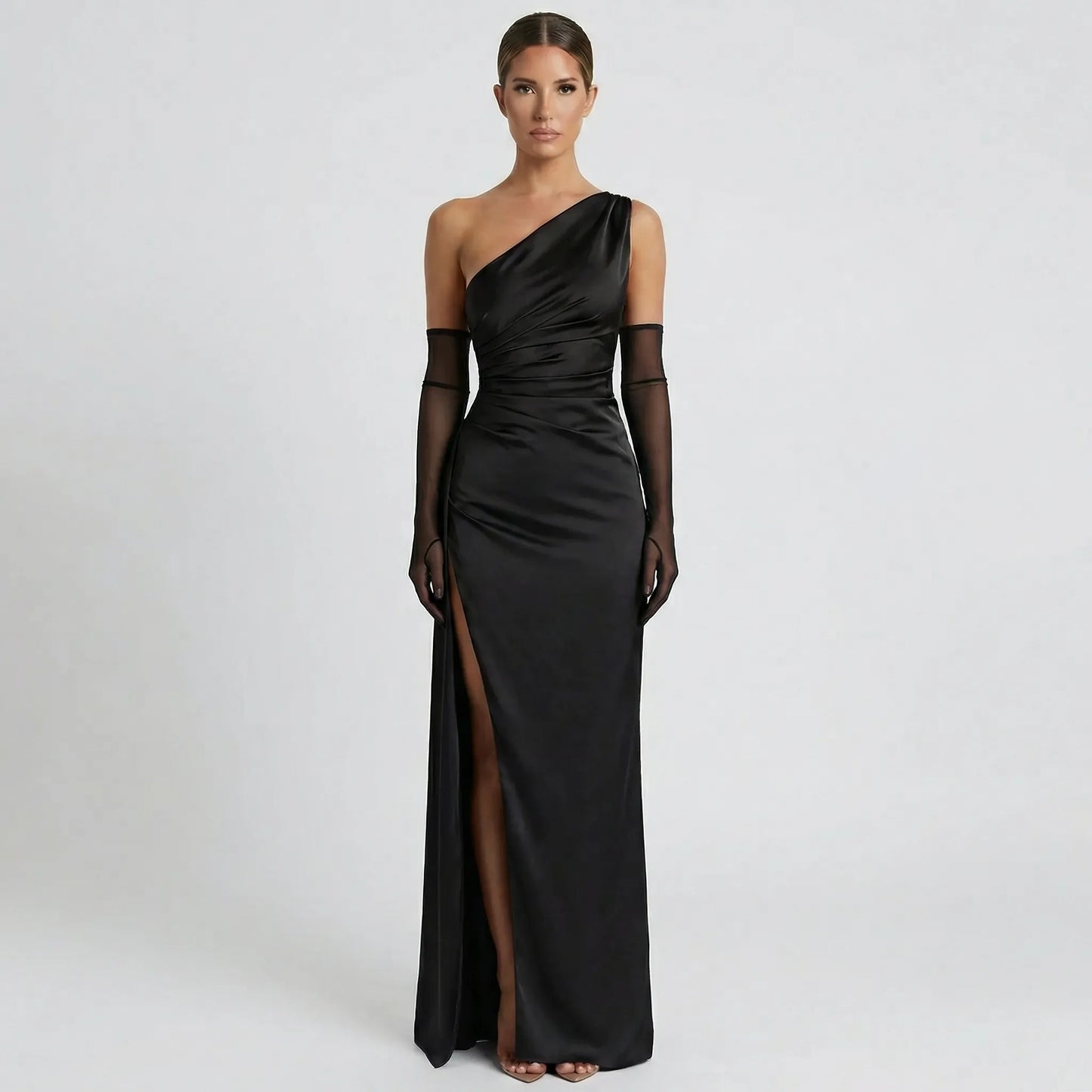 One-Shoulder Maxi Dress - Ayse