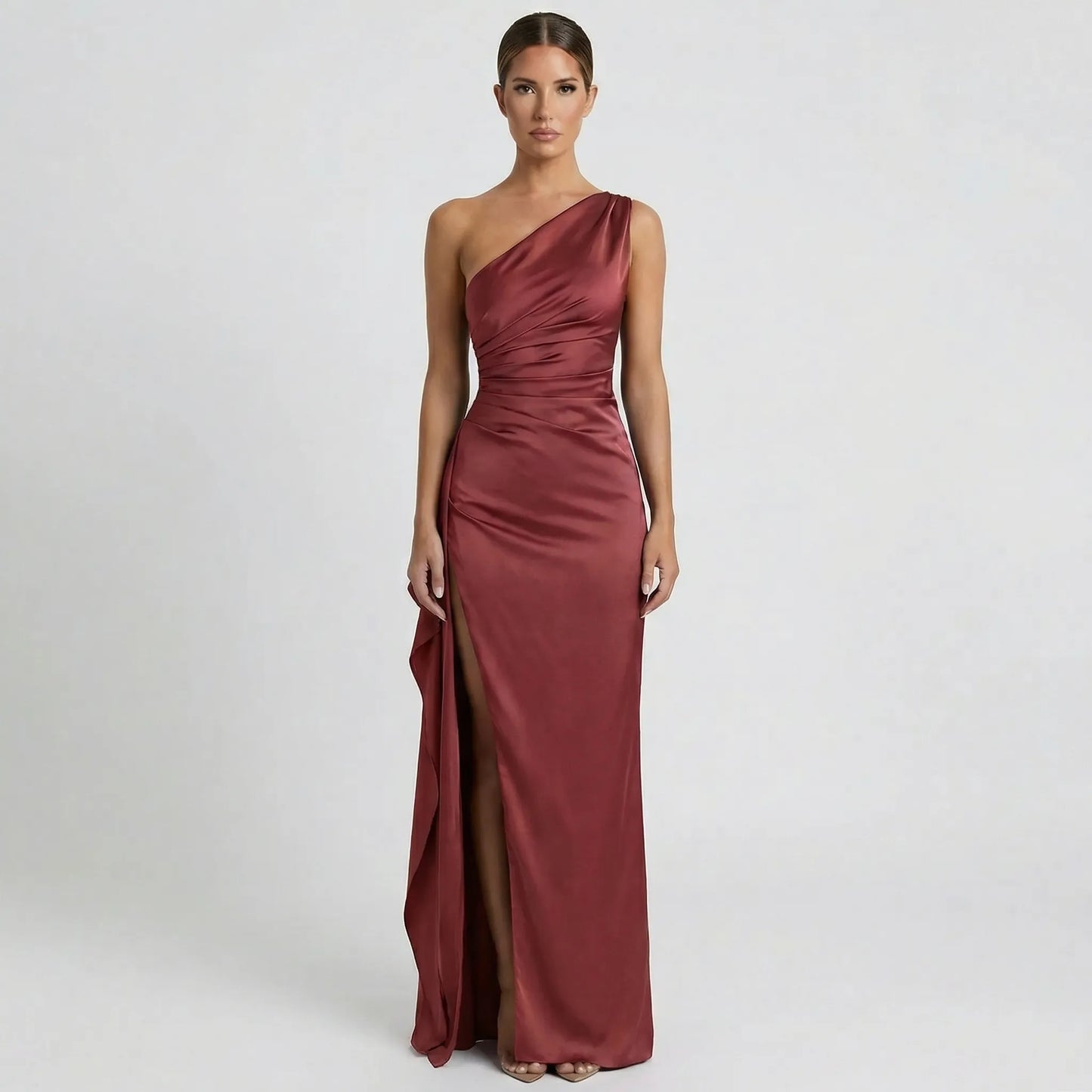 One-Shoulder Maxi Dress - Ayse