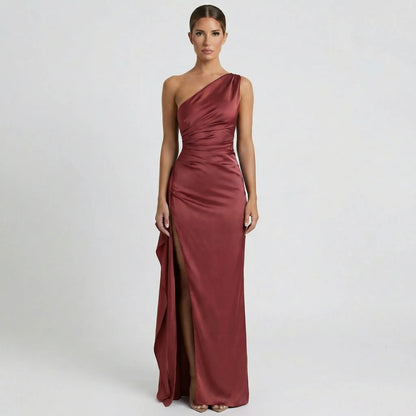 One-Shoulder Maxi Dress - Ayse