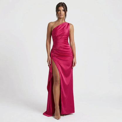 One-Shoulder Maxi Dress - Ayse