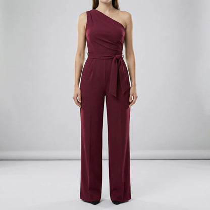 One-Shoulder Party Jumpsuit - Jasmina