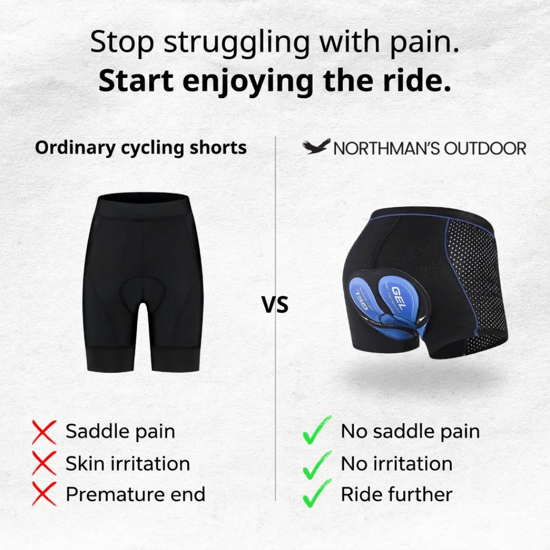 Padded Cycling Underwear – 5D Gel Cushion – Unisex 5