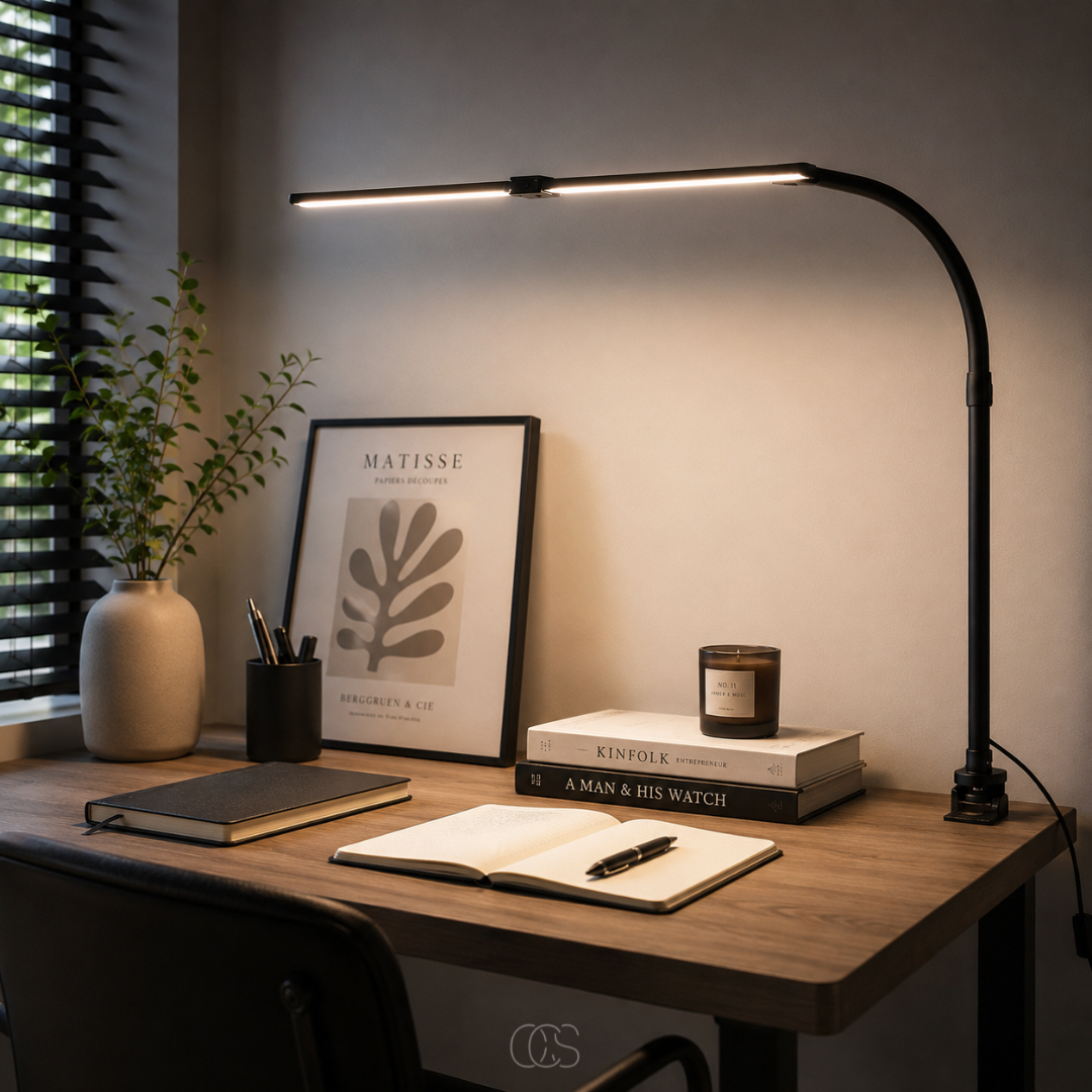 Dimmable Desk Lamp - 3 Light Colors & Adjustable Design 8