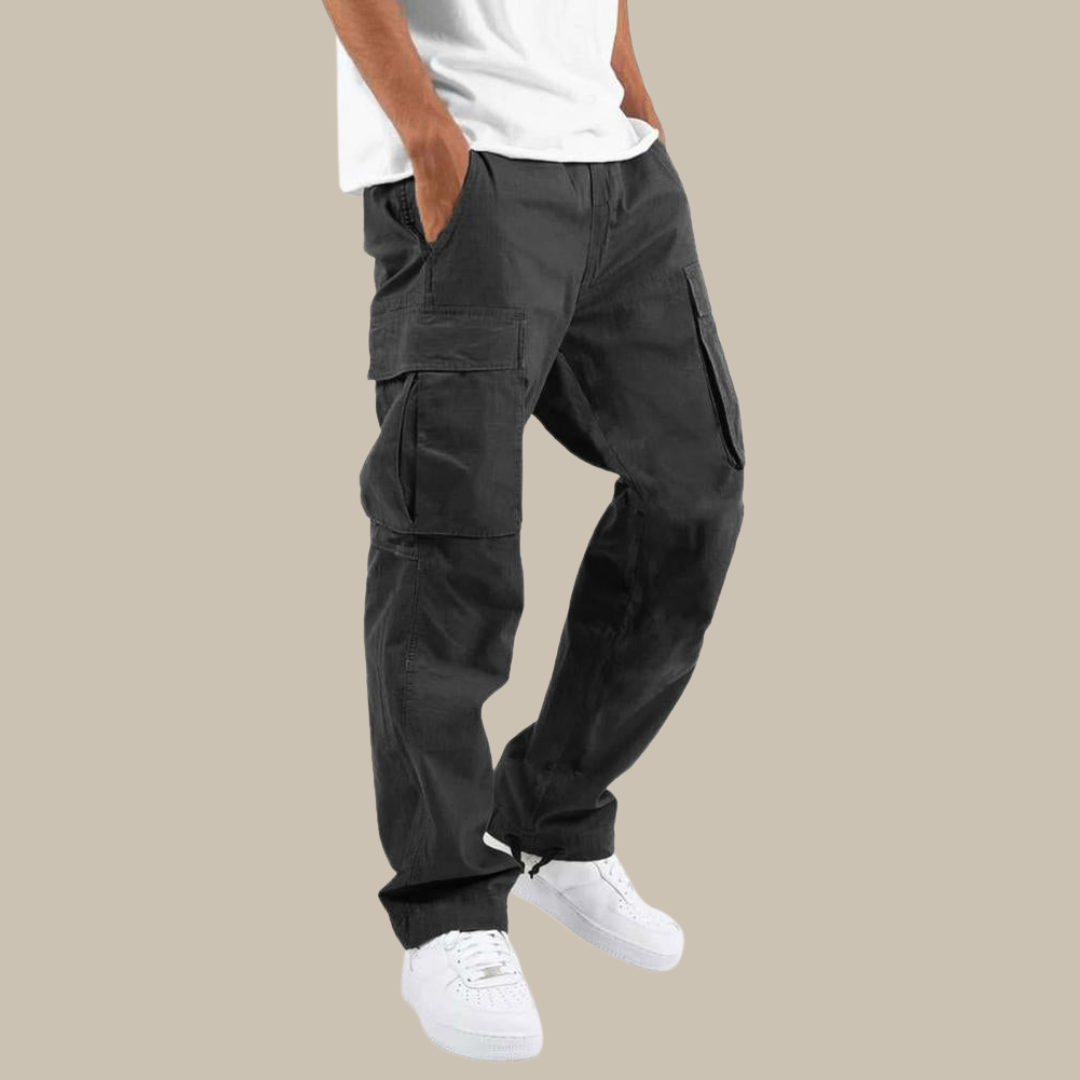 Flexible Cargo Trousers | Stretch Regular-Fit Men
