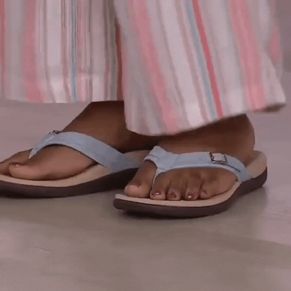 Women's orthopaedic toe-post sandals – Mira