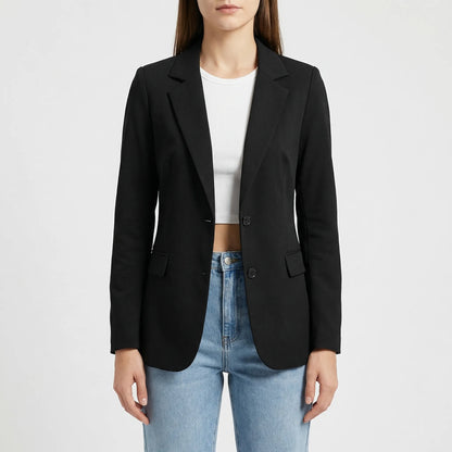 Open-Front Longline Women's Blazer - Barbara