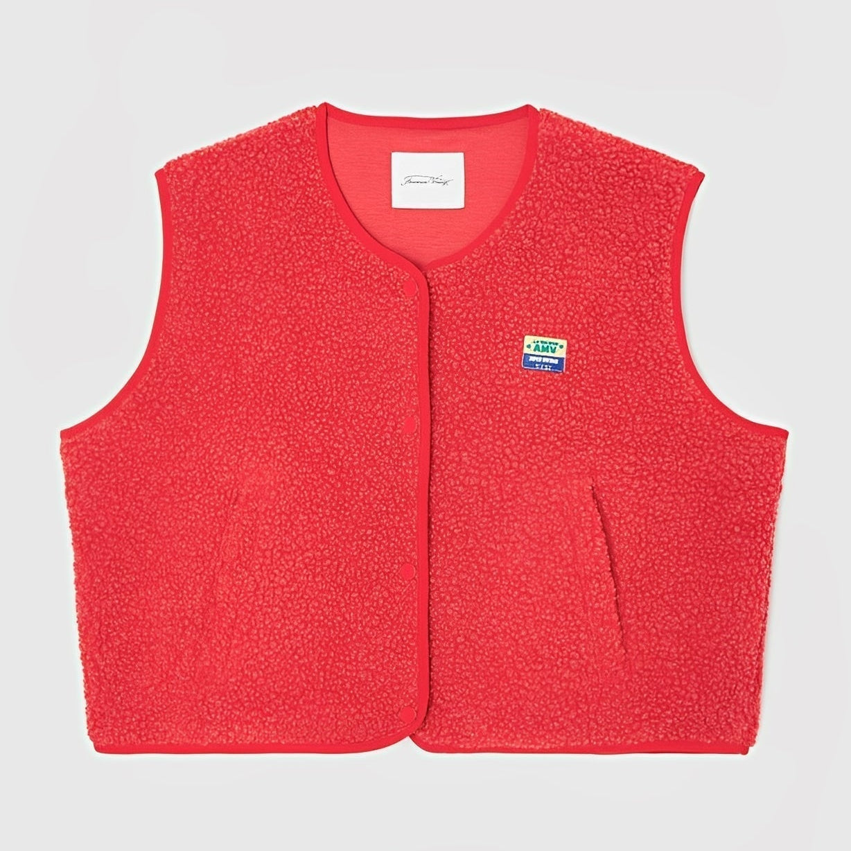Open-Front Sleeveless Layering Vest - Claudia