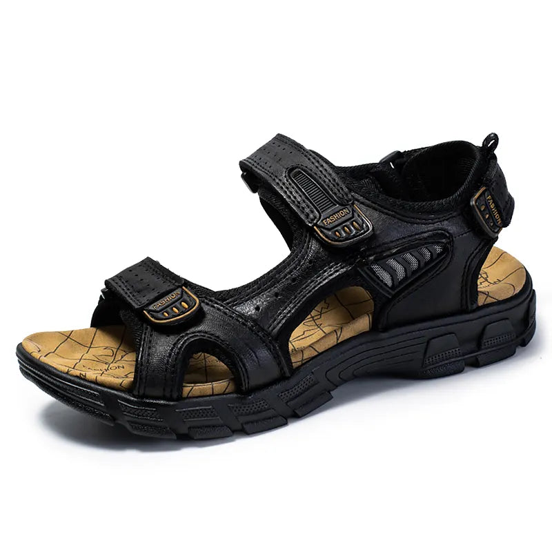 Open-Toe Sandal With Hook-And-Loop Fastenings - Jeffrey