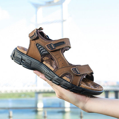 Open-Toe Sandal With Hook-And-Loop Fastenings - Jeffrey