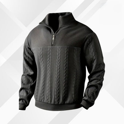 Men's pullover with cashmere merino wool – Autumn Magic Severin