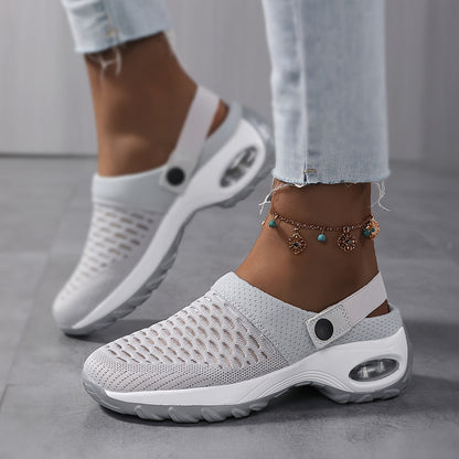 Orthopedic Mesh Clogs for Women | Air-Cushion Support | Non-Slip Slip-Ons 5