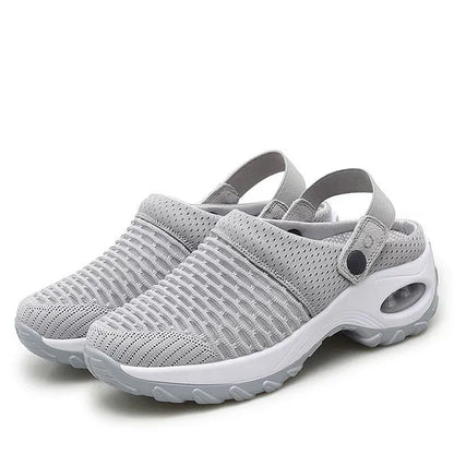 Orthopedic Mesh Clogs for Women | Air-Cushion Support | Non-Slip Slip-Ons 1