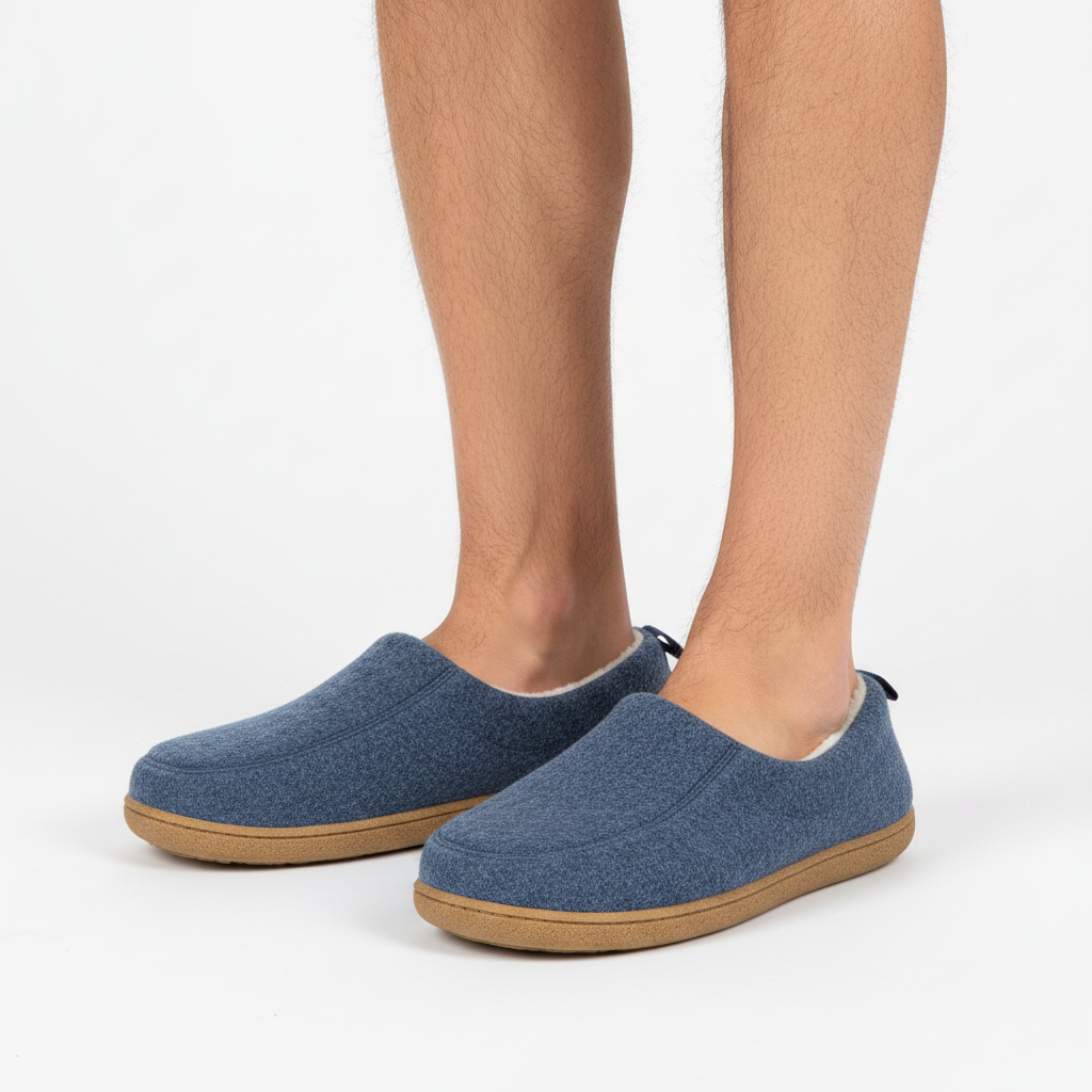Orthopedic Unisex Indoor Slipper – Hard Sole & Fleece Support 6