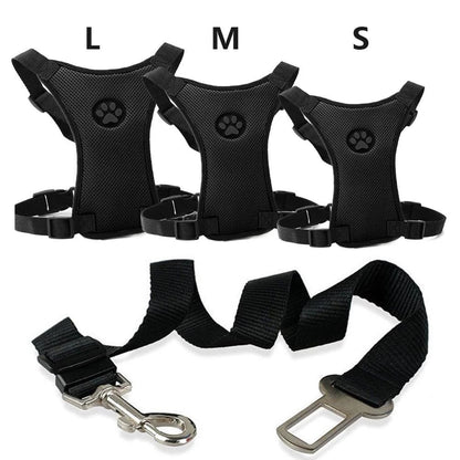 Car seat belt with Comfortable Harness for Dogs - PawSafe