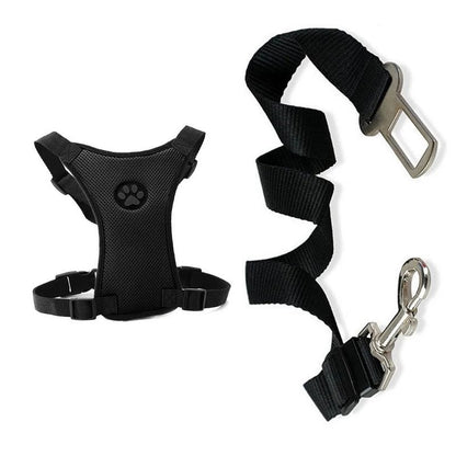 Car seat belt with Comfortable Harness for Dogs - PawSafe