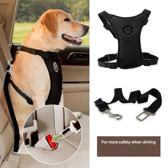 Car seat belt with Comfortable Harness for Dogs - PawSafe