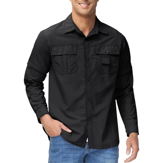 Outdoor Shirt With Zip-Off Sleeves - Ricardo