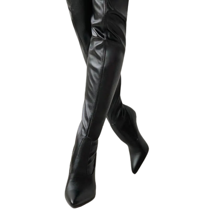 Over-The-Knee Pointed Toe Boot - Sandra