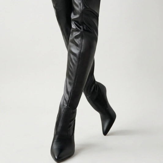 Over-The-Knee Pointed Toe Boot - Sandra