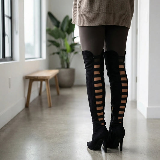 Over Knee High Boots For Women - Lynn