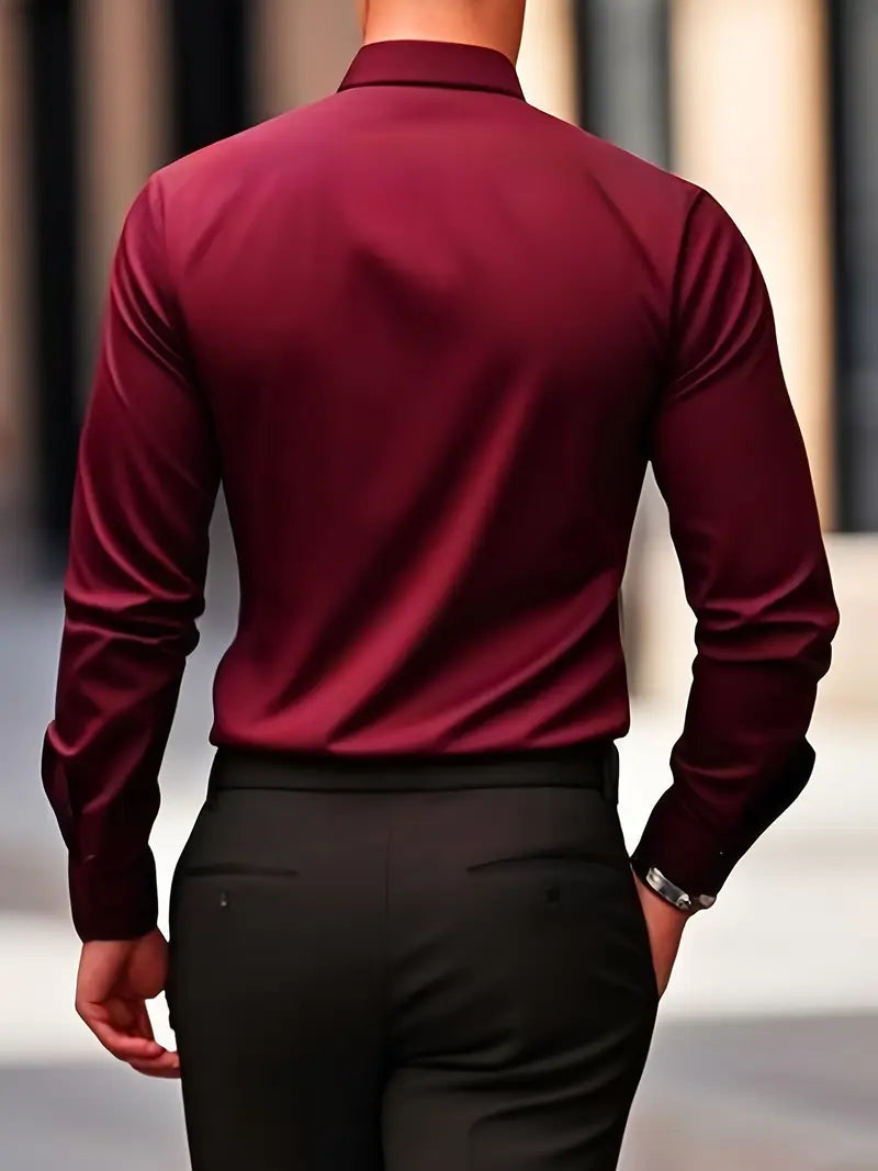 Men's Dress Shirt | Breathable & Wrinkle-Resistant 16
