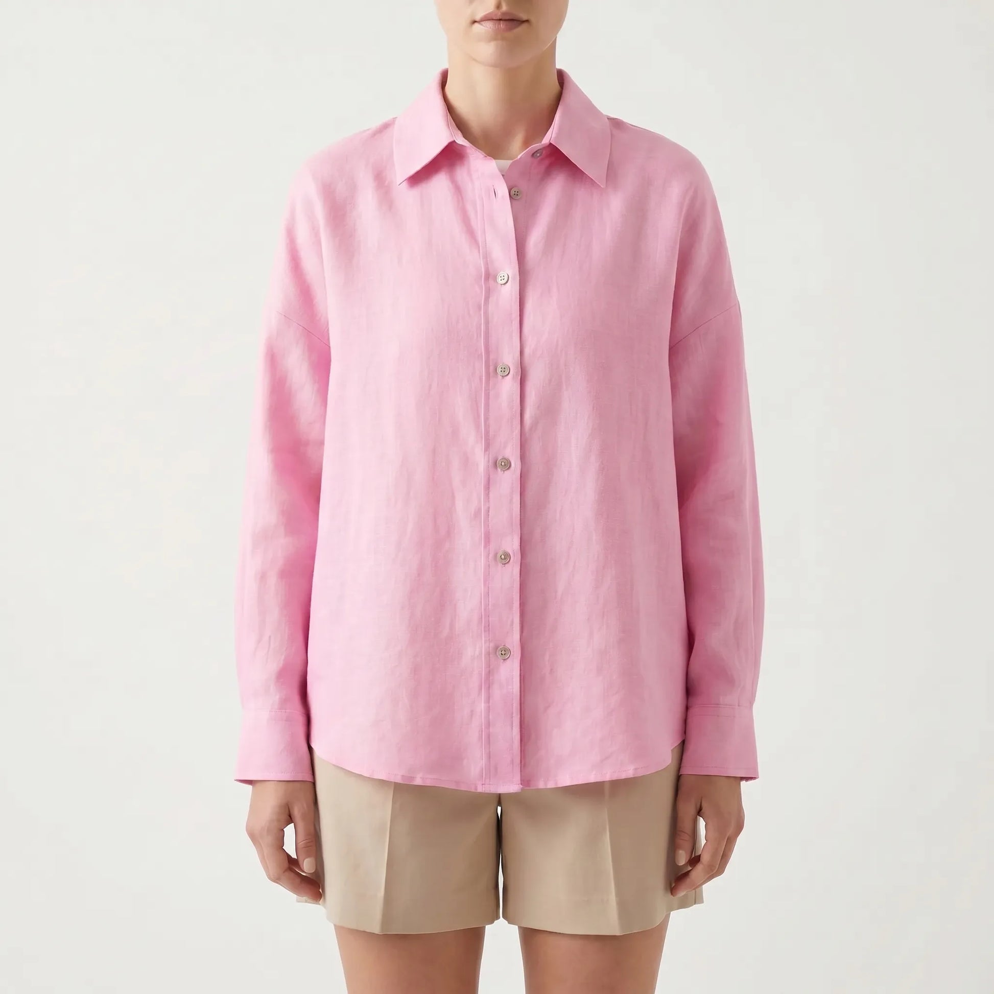 Oversized Button-Down Shirt -  Maureen