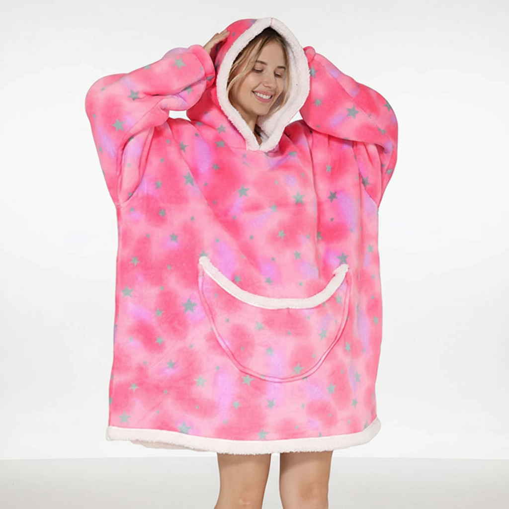 Oversized Fleece-Decke - SnuggleHood