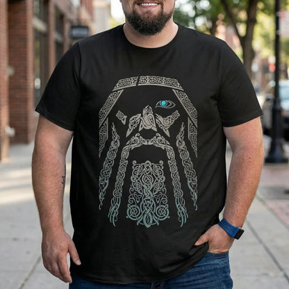 Oversized Norse Graphic Tee Big Tall - Calvin