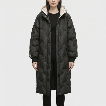 Oversized Quilted Coat For Women - Kimberly