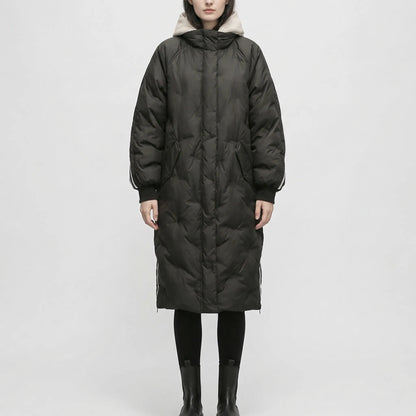 Oversized Quilted Coat For Women - Kimberly