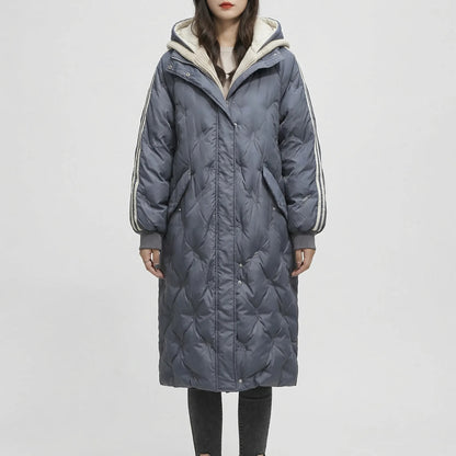 Oversized Quilted Coat For Women - Kimberly
