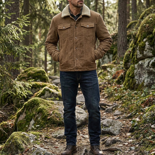 Padded Casual Jacket With Collar - Niko
