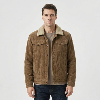 Padded Casual Jacket With Collar - Niko