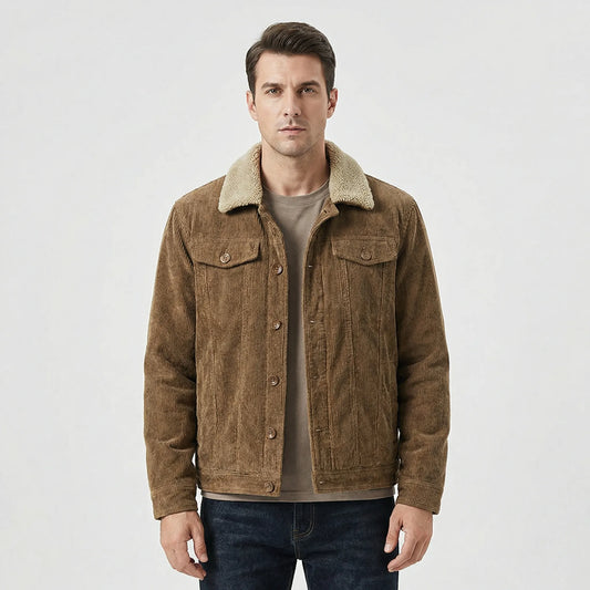 Padded Casual Jacket With Collar - Niko