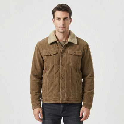 Padded Casual Jacket With Collar - Niko