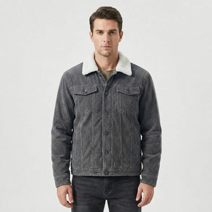 Padded Casual Jacket With Collar - Niko
