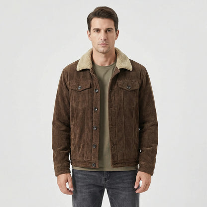 Padded Casual Jacket With Collar - Niko